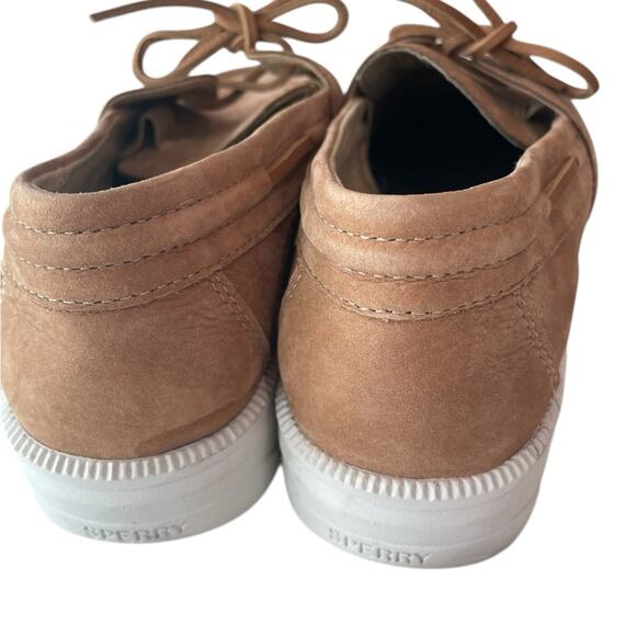 Sperry Brown Plushstep Moc Stitch Loafers Women’s 9.5 Coastal Comfort EUC - Picture 7 of 9